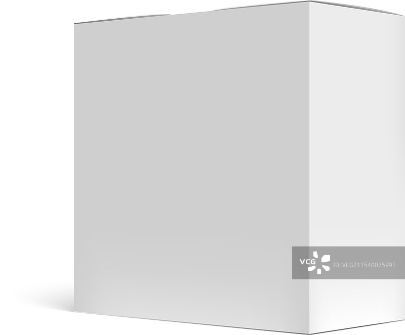 封闭的垂直矩形白色纸板图片素材