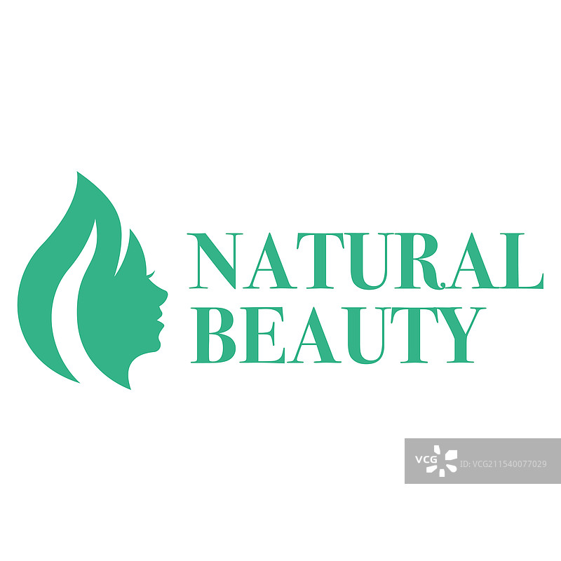 自然美平面极简风格标志设计图片素材