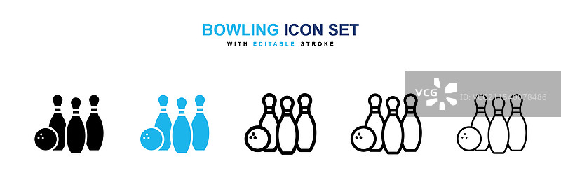 保龄球图标图片素材