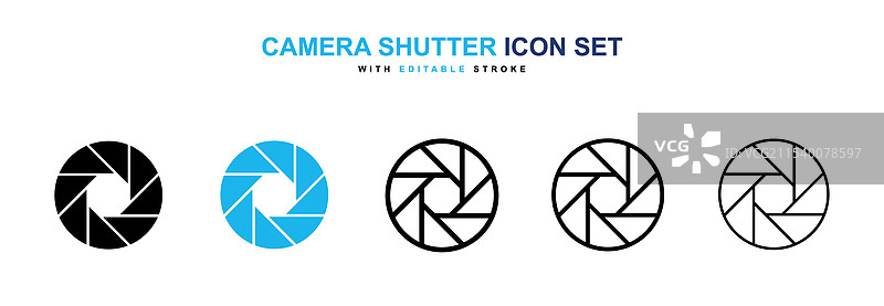 相机快门图标图片素材