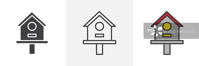 鸟屋图标图片素材