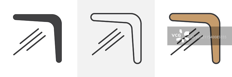 回旋镖图标图片素材