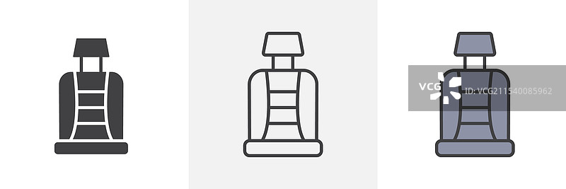 汽车座椅图标图片素材