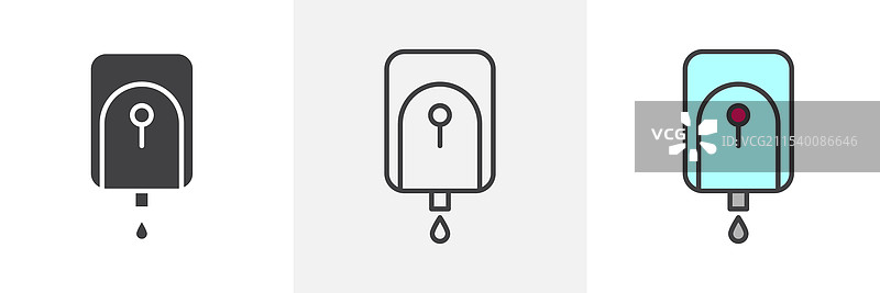 电气肥皂盒图标图片素材