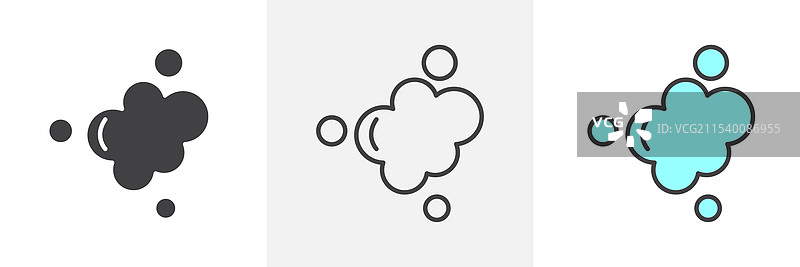 泡沫图标图片素材