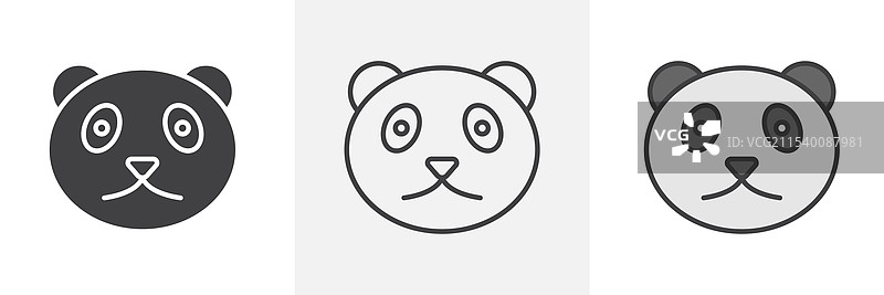 熊猫图标图片素材