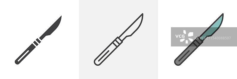 手术刀图标图片素材