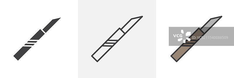 手术刀图标图片素材