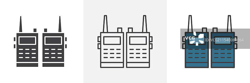 对讲机图标图片素材