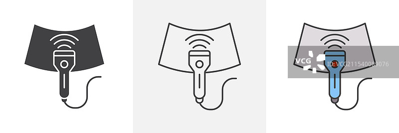 超声波图标图片素材