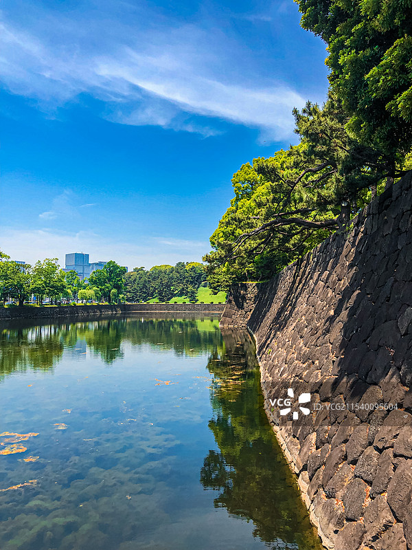 日本东京 皇居外苑 护城河图片素材