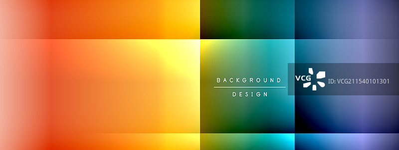 色彩丰富的渐变与阴影线条图片素材