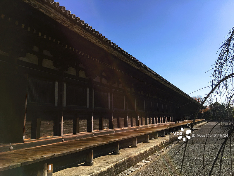日本京都建筑-三十三间堂图片素材