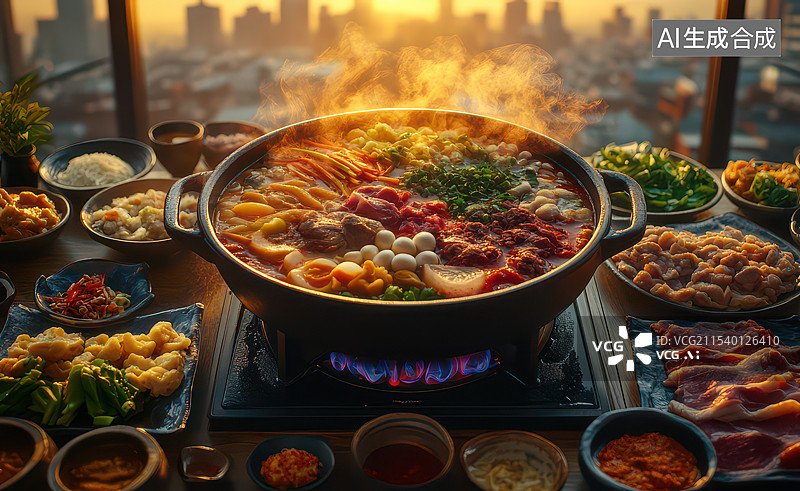 【AI数字艺术】火锅图片素材