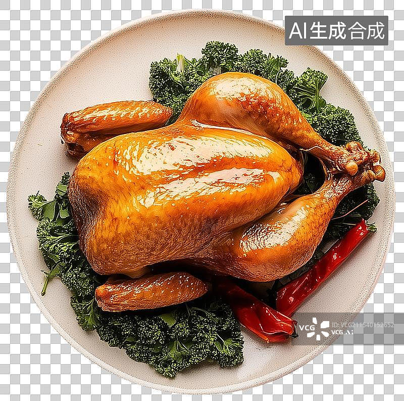 【AI数字艺术】烤鸡图片素材