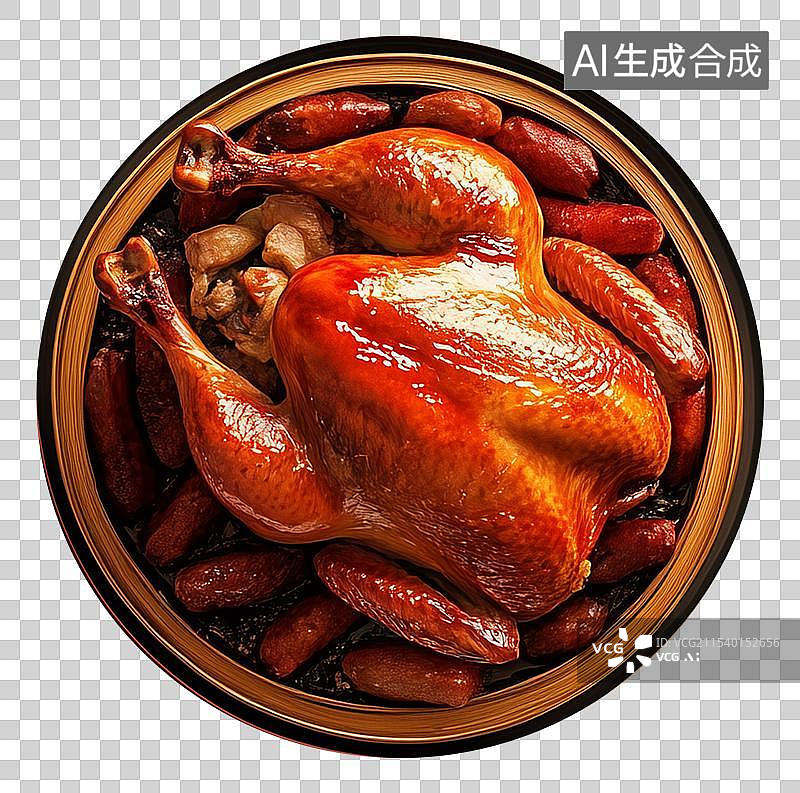【AI数字艺术】烤鸡图片素材