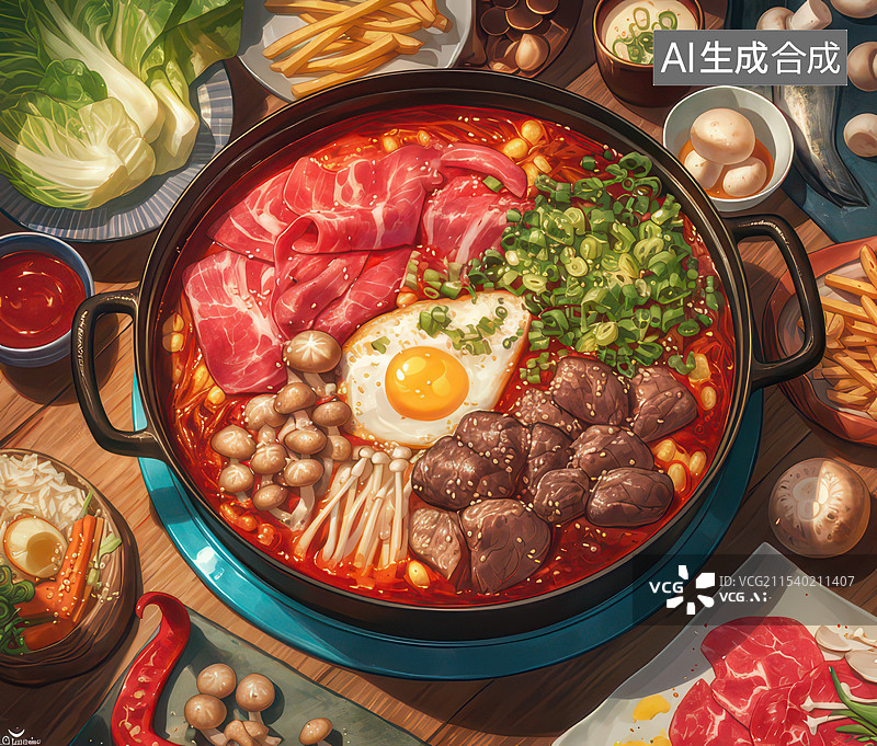 【AI数字艺术】火锅图片素材
