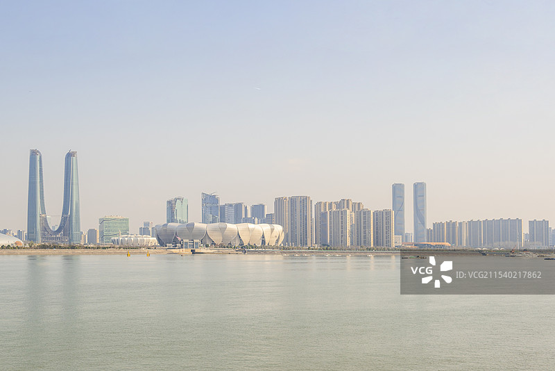 杭州 钱江新城 杭州钱塘江 CBD 杭州城市风光 城市图片素材