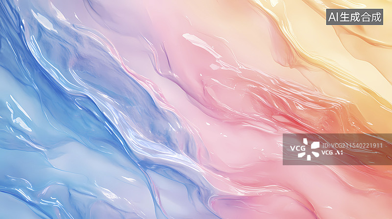 【AI数字艺术】数码科技腊纹理海报背景图片素材