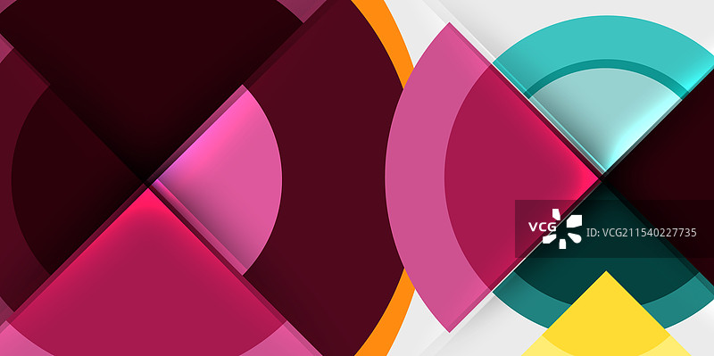 科技圆圈和半圆圈图片素材