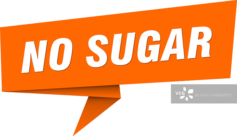 无糖横幅 无糖对话气泡标签图片素材