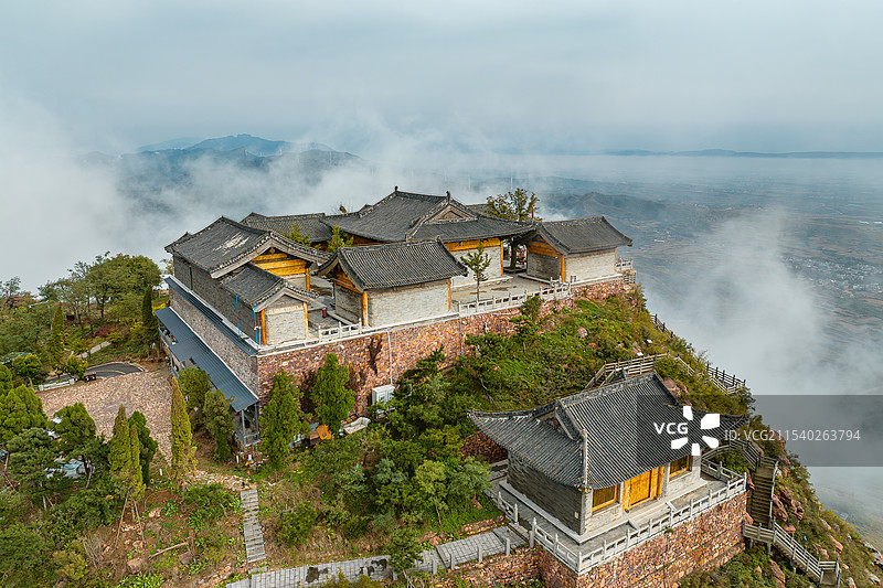 洛阳万安山云海图片素材