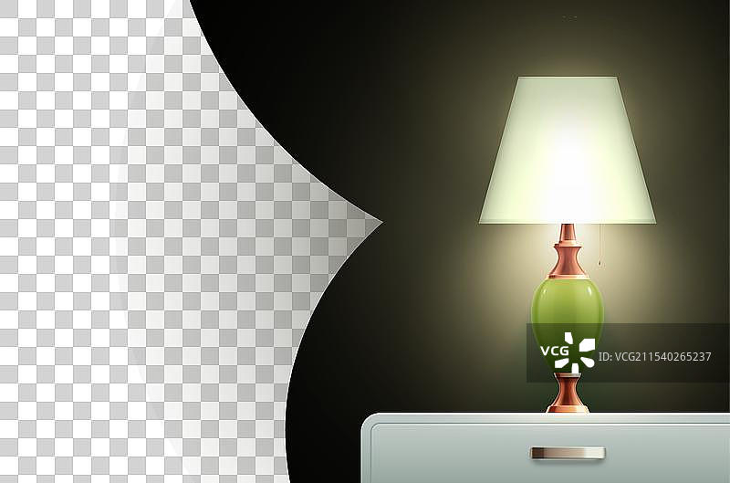 卧室灯光灯具组合图片素材