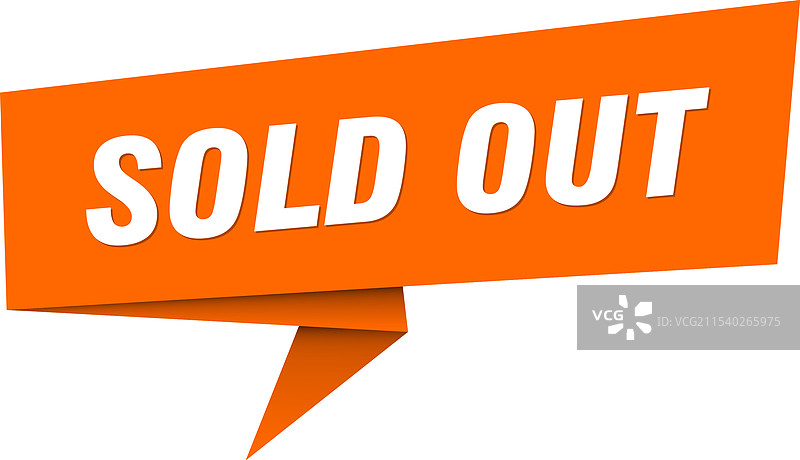售罄横幅 售罄对话气泡标签图片素材