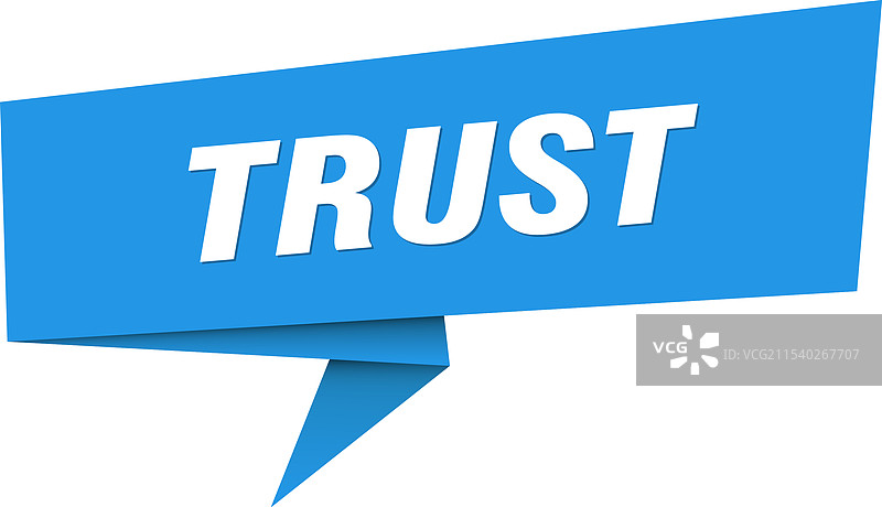 信任横幅 信任对话气泡 标签 贴纸图片素材