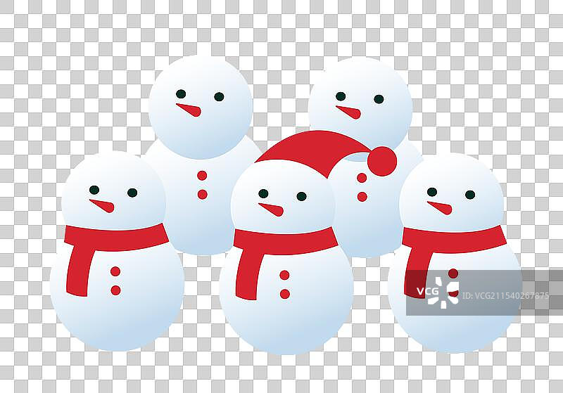 哈尔滨国际冰雪节雪人俑元素图片素材