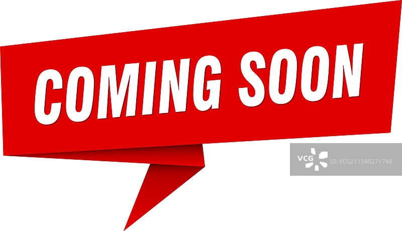 即将到来的横幅与即将到来的对话气泡图片素材