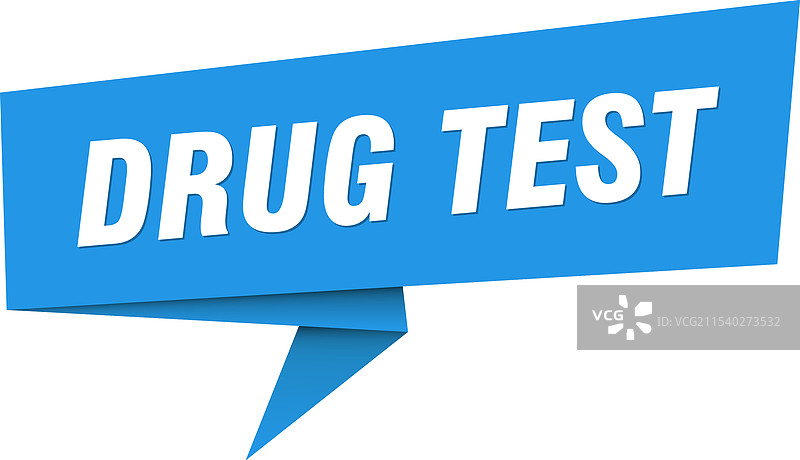 药物测试横幅 药物测试对话气泡标签图片素材