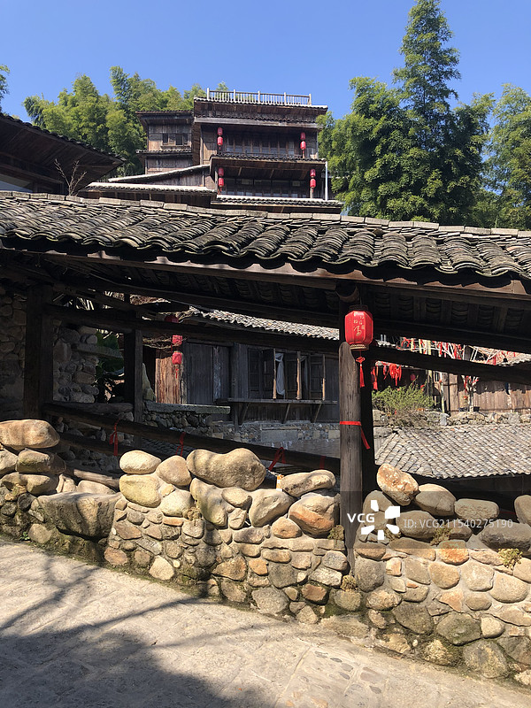 南昌梅岭泊园茶村图片素材