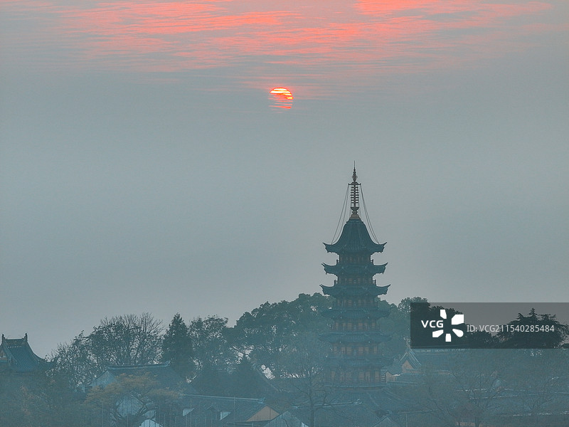 苏州灵岩山景区风光图片素材
