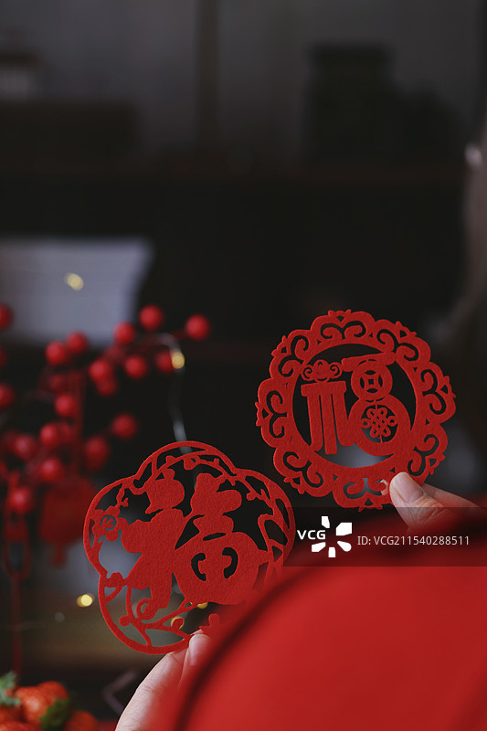 福气满满图片素材