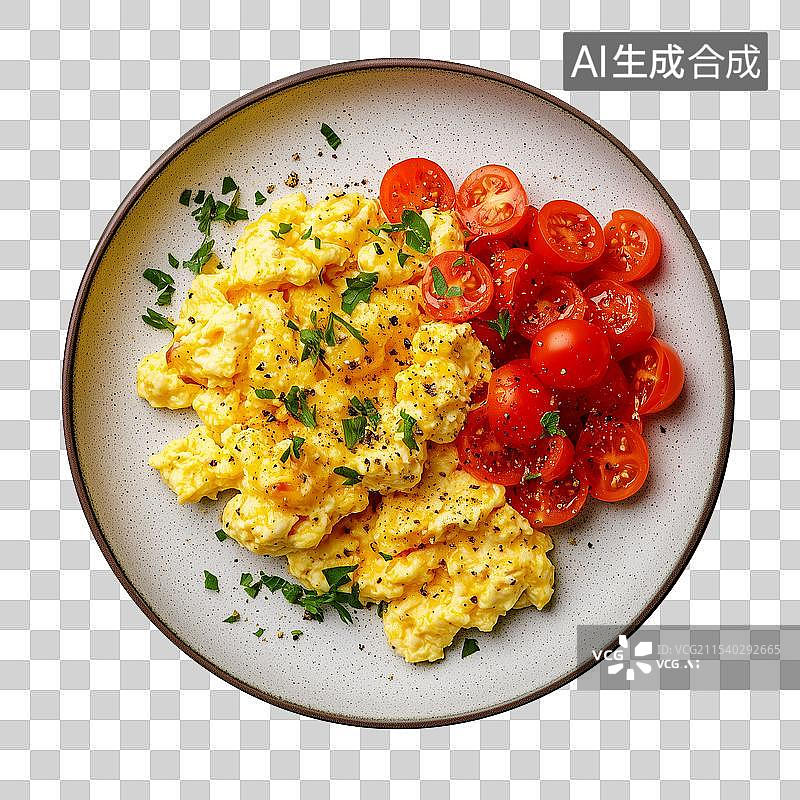 【AI数字艺术】番茄炒蛋图片素材
