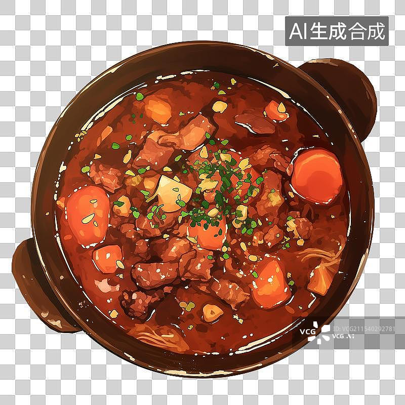 【AI数字艺术】炖牛肉图片素材