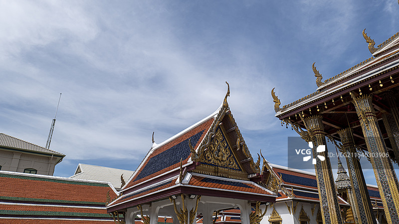 泰国曼谷大皇宫著名景点图片素材
