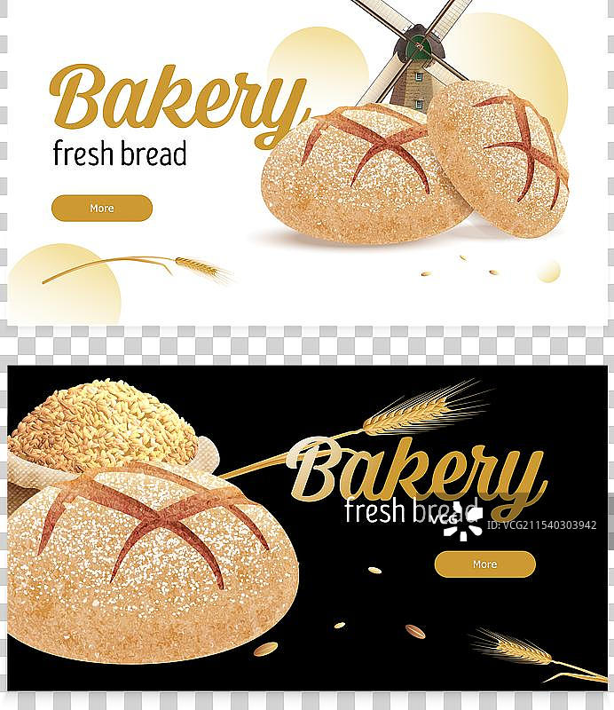 面包店横幅图片素材