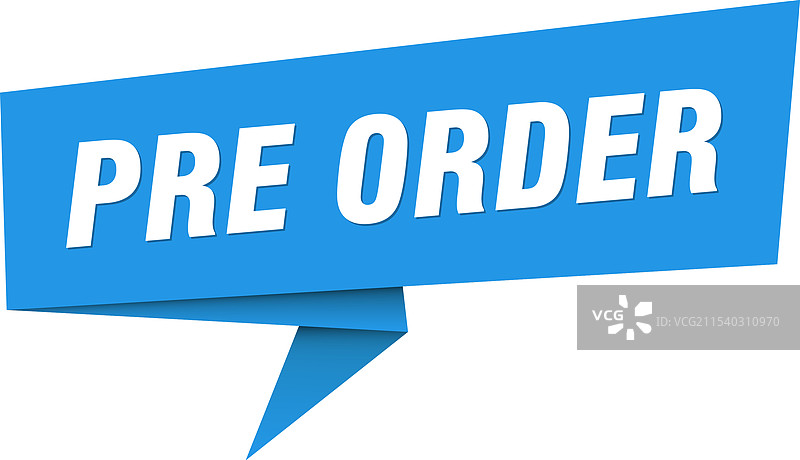 预购横幅 预购对话气泡标签图片素材