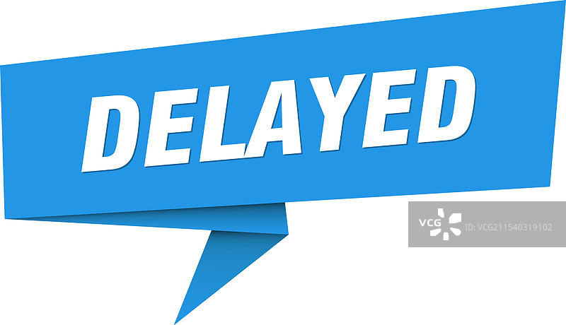 延迟横幅 延迟对话气泡标签图片素材