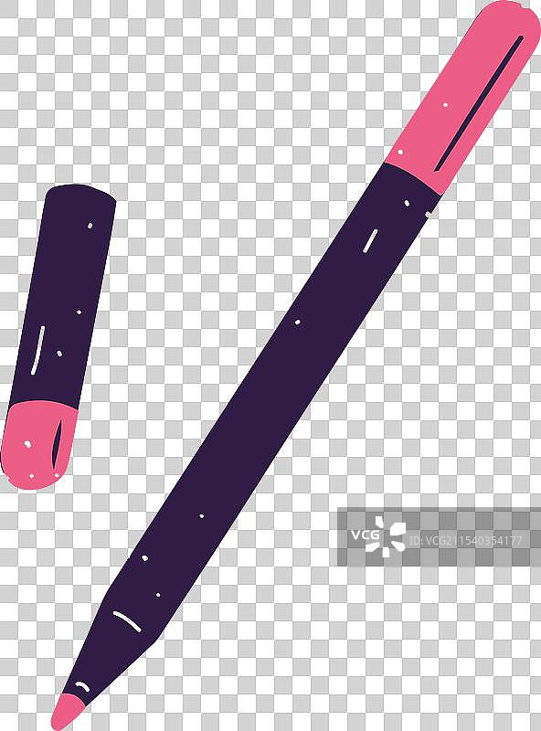 粉色眼线笔 明亮眼线笔 开口唇笔图片素材