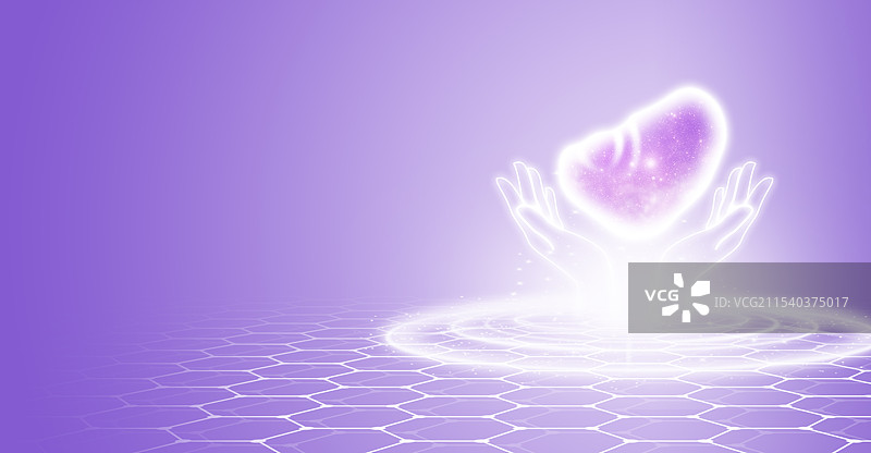 紫色星空透明扫描人体内脏器官五脏六腑插画模板背景图片素材