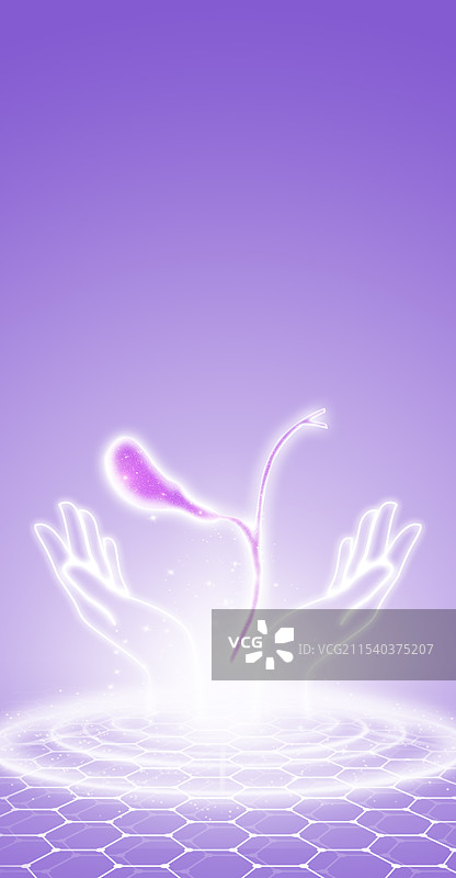 紫色星空透明扫描人体内脏器官五脏六腑插画模板背景图片素材