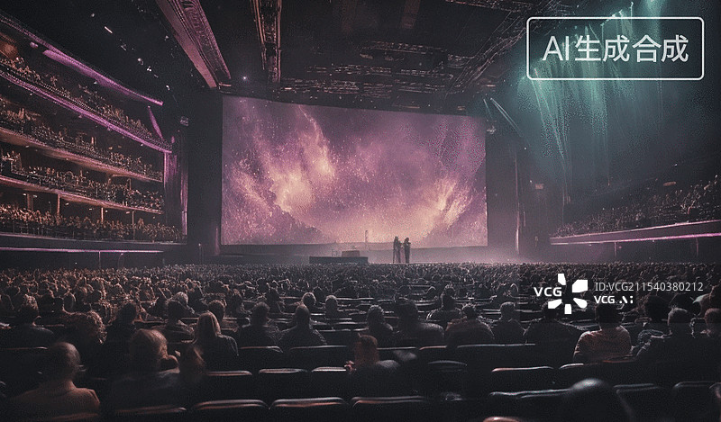 【AI数字艺术】演唱会现场图片素材