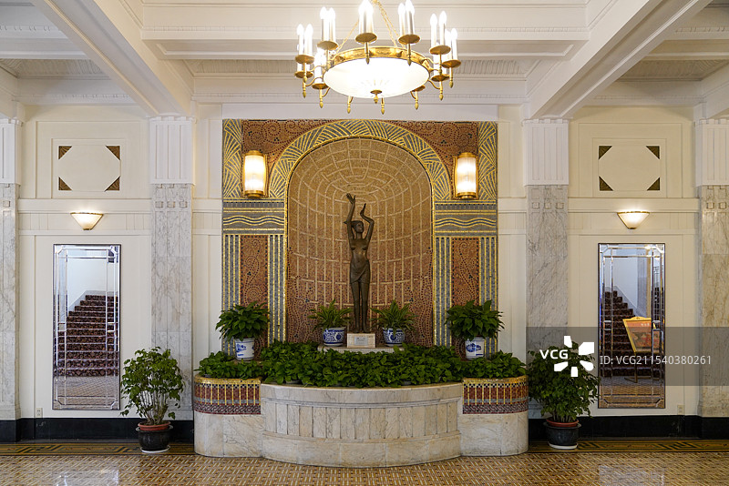 上海 花园饭店 豪华酒店室内空间图片素材