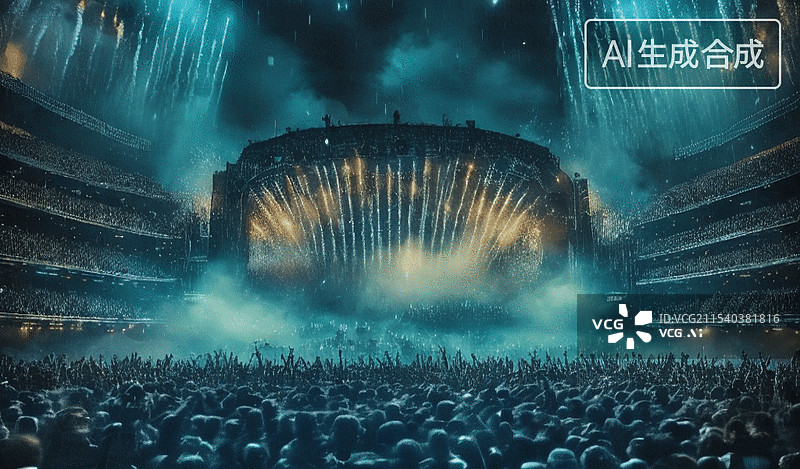 【AI数字艺术】狂欢之夜图片素材