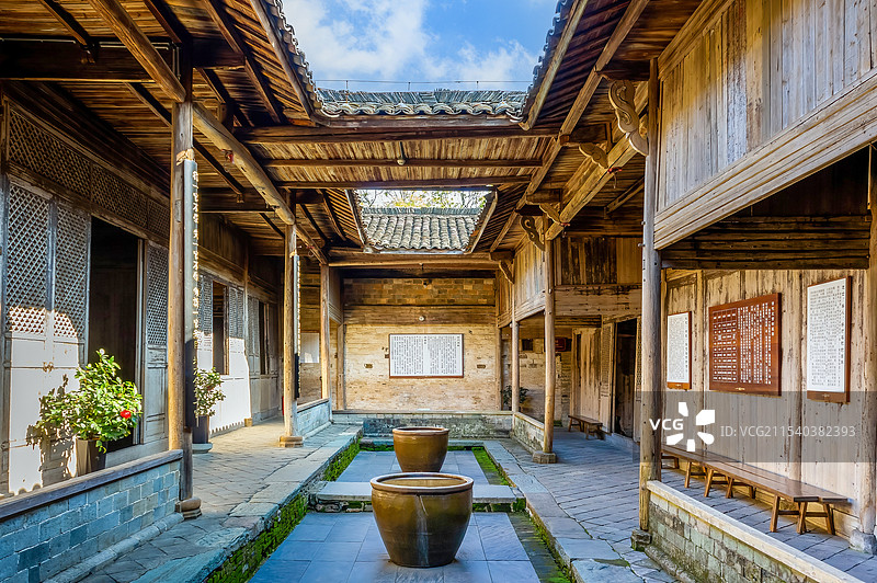 中国江西省景德镇市浮梁县的浮梁古县衙图片素材