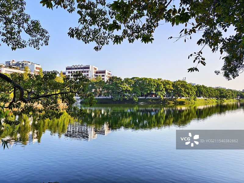 广东省潮州市西湖公园图片素材