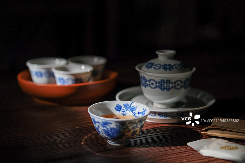 传统文化功夫茶茶器茶桌图片素材